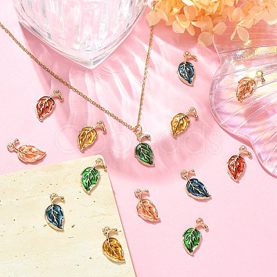 Alloy Enamel Pendants ENAM-CJ0001-40-1