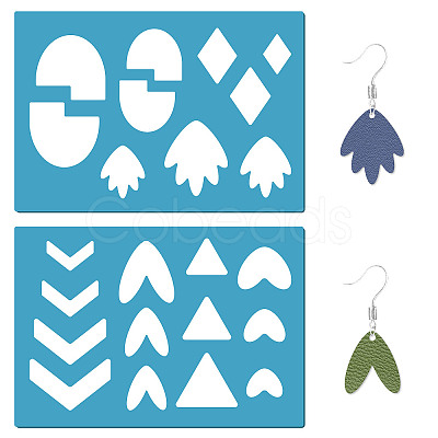 Acrylic Earring Handwork Template DIY-WH0359-070-1