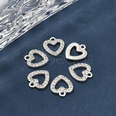 Alloy Rhinestone Charms X-ALRI-Q065-78S-1