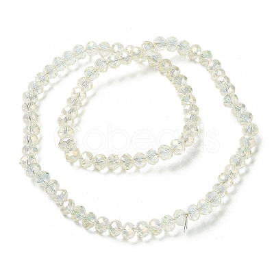 Electroplate Transparent Glass Beads Strands EGLA-A034-T3mm-T16-1