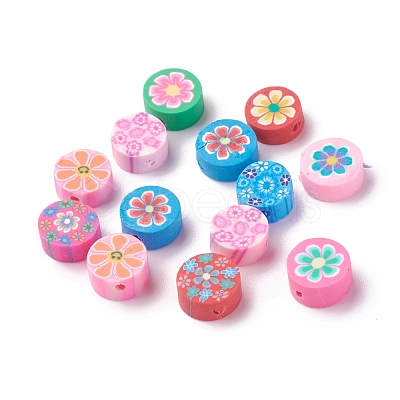 Handmade Polymer Clay Beads X-CLAY-I010-07-1