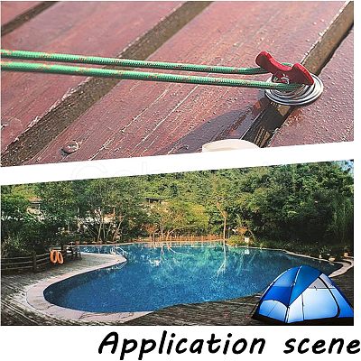 SUPERFINDINGS 10Pcs Aluminum Alloy Tent Peg FIND-FH0002-07-1