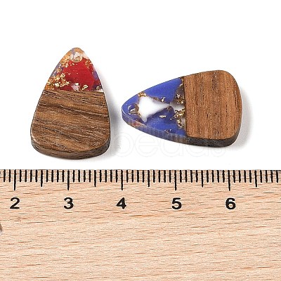 Resin & Wood Pendants WOOD-S061-02J-1