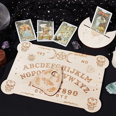 Wooden Witch Craft Sets DJEW-WH0063-29E-1