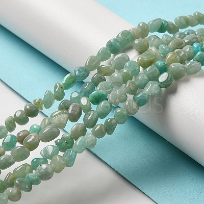 Natural Amazonite Beads Strands G-D081-A06-1