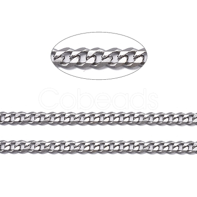 Tarnish Resistant 304 Stainless Steel Twisted Chains CHS-K010-02P-1