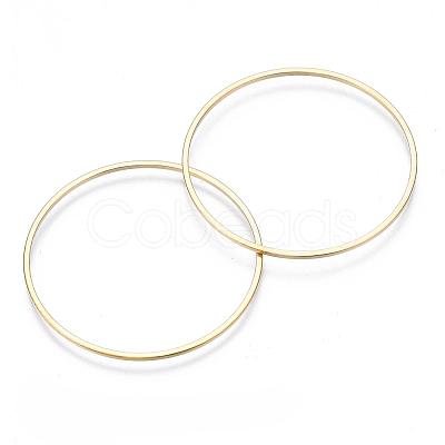 Brass Linking Rings KK-S327-06KC-35mm-1