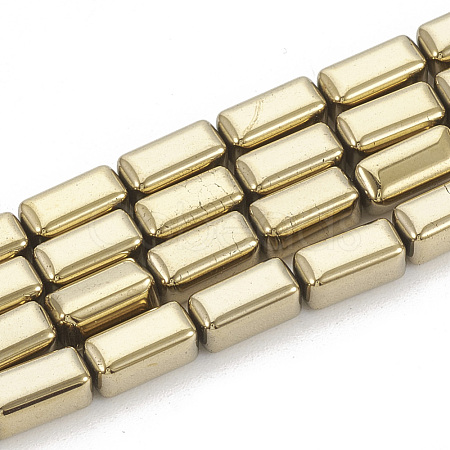 Electroplate Non-magnetic Synthetic Hematite Beads Strands G-N0322-10I-1