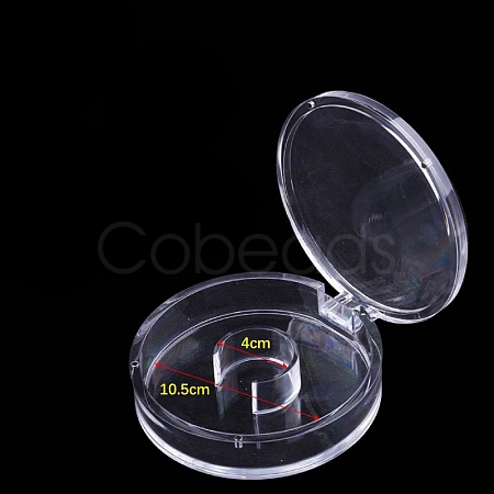 Round Plastic Single Bracelet Display Case PW-WG85095-05-1