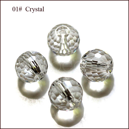 Imitation Austrian Crystal Beads SWAR-F073-10mm-01-1
