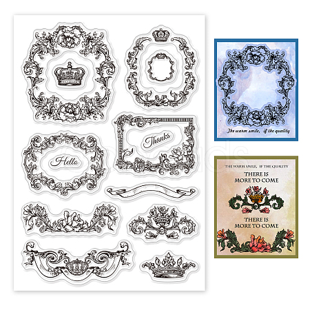 Custom PVC Plastic Clear Stamps DIY-WH0448-0541-1