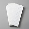 30 Position Paper Embroidery Floss Organizer Cross Stitch Plate, Sewing Thread Holder Storage Tool, Rectangle with Number 1~30, White, 212x69x0.5mm