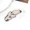 Flower Acrylic Alligator Hair Clips, Hair Accessories for Women & Girls, Coconut Brown, 100mm