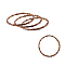 Bamboo Bag Handles, Ring, 170~175x10~15mm, Inner Diameter: 150mm