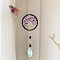 Teardrop Glass Suncatchers, Gemstone Tree of Life Hanging Ornaments, Rainbow Maker, for Garden & Home Decoration, 400mm