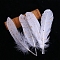 Feather Ornament Accessories, for DIY, White, 150~200mm