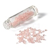 Natural Rose Quartz Chip Bead Roller Ball Bottles AJEW-H101-01G-3