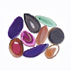 Dyed Natural Brazilian Agate Cabochons G-T097-01-1