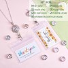 DIY Interchangable Pendant ID Card Holder Necklace Making Kit DIY-SZ0009-83B-4