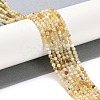 Natural Yellow Opal Beads Strands G-G139-A04-02-2