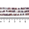 Gradient Color Electroplate Glass Bead Strands X-GLAA-E042-05-B10-5