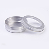 Round Aluminium Tin Cans CON-WH0010-01-100ml-2