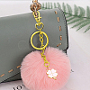 25Pcs Alloy Split Key Rings PALLOY-CJ0002-69-5