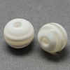 Round Striped Resin Beads RESI-R158-20mm-09-1