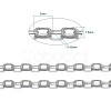 Brass Cable Chains CHC009Y-NFK-6