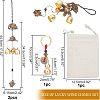 Nbeads 4Pcs DIY Keychain Hanging Ornaments Kits DIY-NB0005-05-5