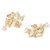 Natural Pearl Dangle Earrings EJEW-L286-08G-2