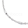 304 Stainless Steel Satellite Chain Bracelets for Men Women STAS-B039-12P-2