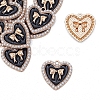 Light Gold Tone Alloy Enamel Pendants PW-WG28363-02-1