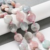 Natural Morganite Beads Strands G-NH0004-019-2