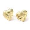 Brass Stud Earrings for Women EJEW-M251-01G-2