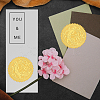 Self Adhesive Gold Foil Embossed Stickers DIY-WH0211-316-4