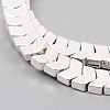 Electroplated Non-magnetic Synthetic Hematite Beads Strands G-F682-04B-S-3