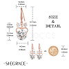 SHEGRACE Brass Dangle Earrings JE774A-2