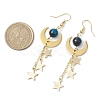 Brass Dangle Earring EJEW-TA00479-3