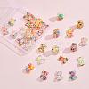 Candy Color Transparent Resin Cabochon RESI-CA0001-05-6