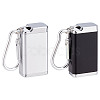 Unicraftale 2Pcs 2 Colors Aluminum Alloy Portable Ashtray with Lid AJEW-UN0001-29-1