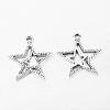 Antique Silver Tibetan Style Star Pendant(Left and Right Random Delivery) X-LF8939Y-3