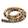 Natural Crazy Lace Agate Beads Strands G-G763-10-6mm-2