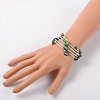 Shell Beads Wrap Bracelets BJEW-JB01608-03-3