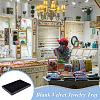 Rectangle MDF Jewelry Trays for Earrings RDIS-WH0011-28-7