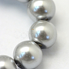 Baking Painted Glass Pearl Bead Strands X-HY-Q003-3mm-34-3