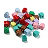 Baking Painted Opaque Acrylic Beads MACR-D083-16-1