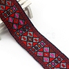 Flat Ethnic Style Embroidery Polyester Ribbons PW-WG39693-03-1