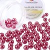   Pearlized Glass Pearl Round Beads HY-PH0001-10mm-038-1
