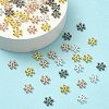 100Pcs 4 Colors Zinc Alloy Spacer Beads FIND-YW0004-20-5